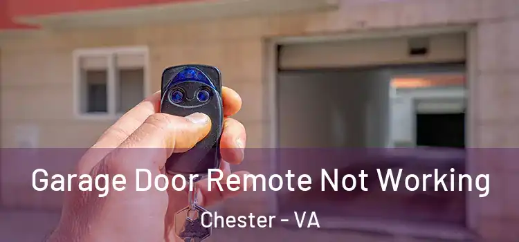  Garage Door Remote Not Working Chester - VA